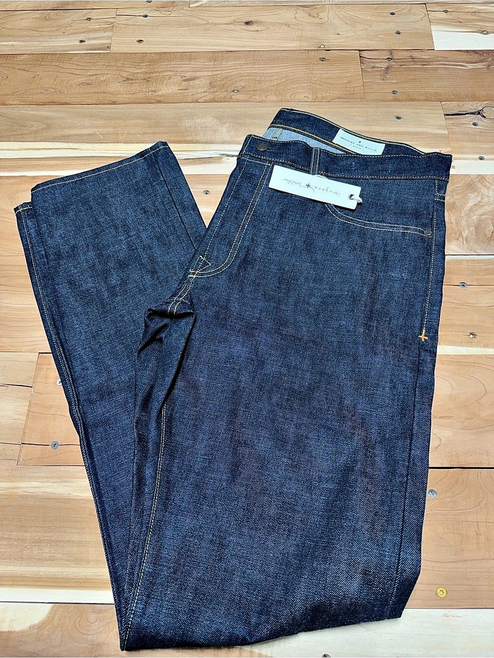 Imogene + Willie Charlie Indigo Rigid Jeans Size 38 NWT